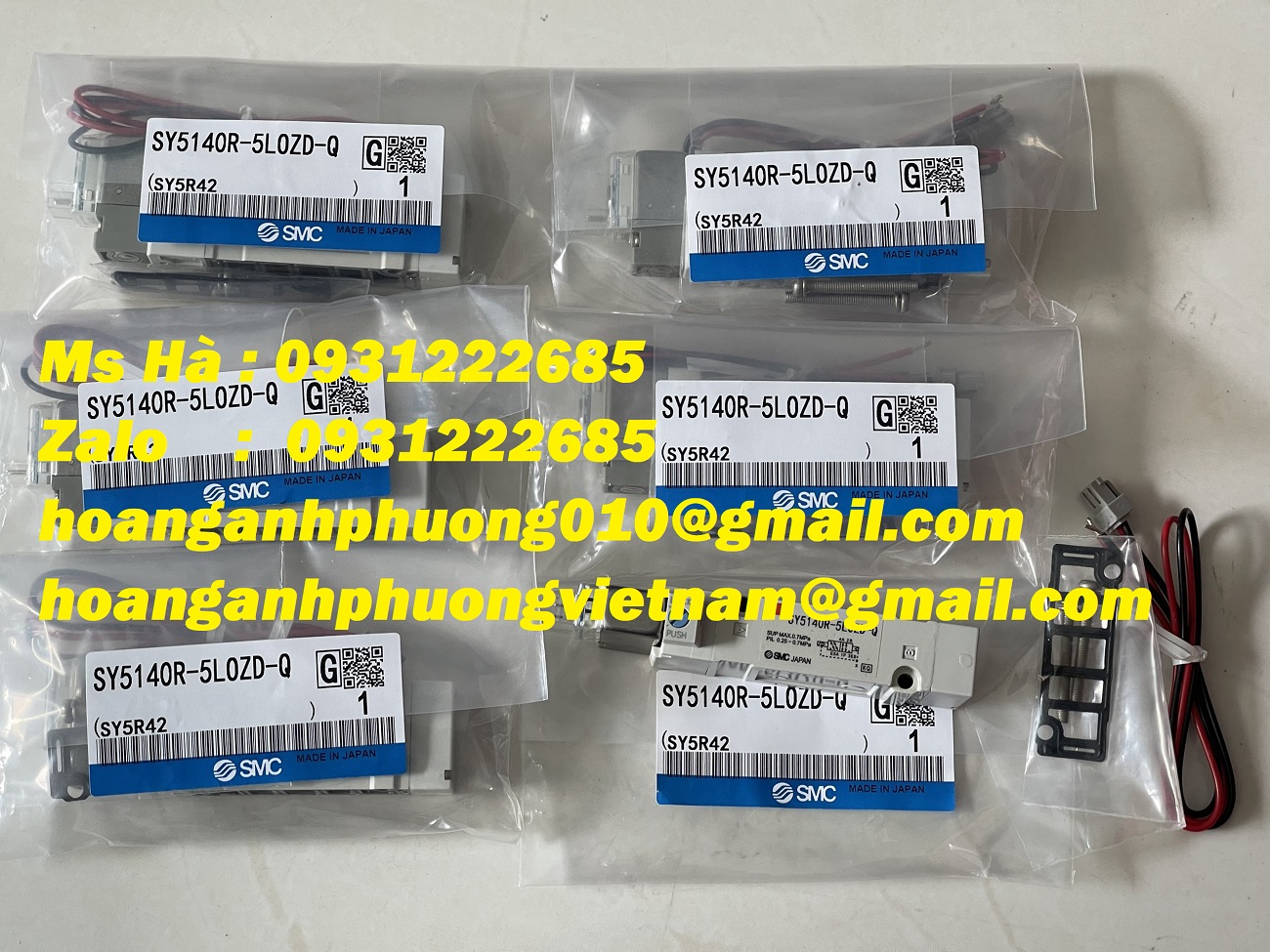 SMC van điện từ SY5140R-5L0ZD-Q hàng new - giá ưu đãi